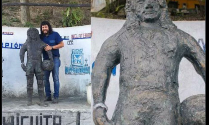 Tak wygląda POMNIK legendarnego Rene Higuity w Kolumbii xD